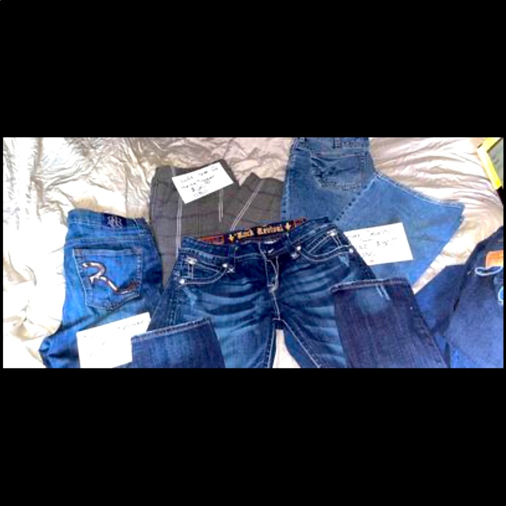 I’m selling all the jeans that I can’t wear anymore!!